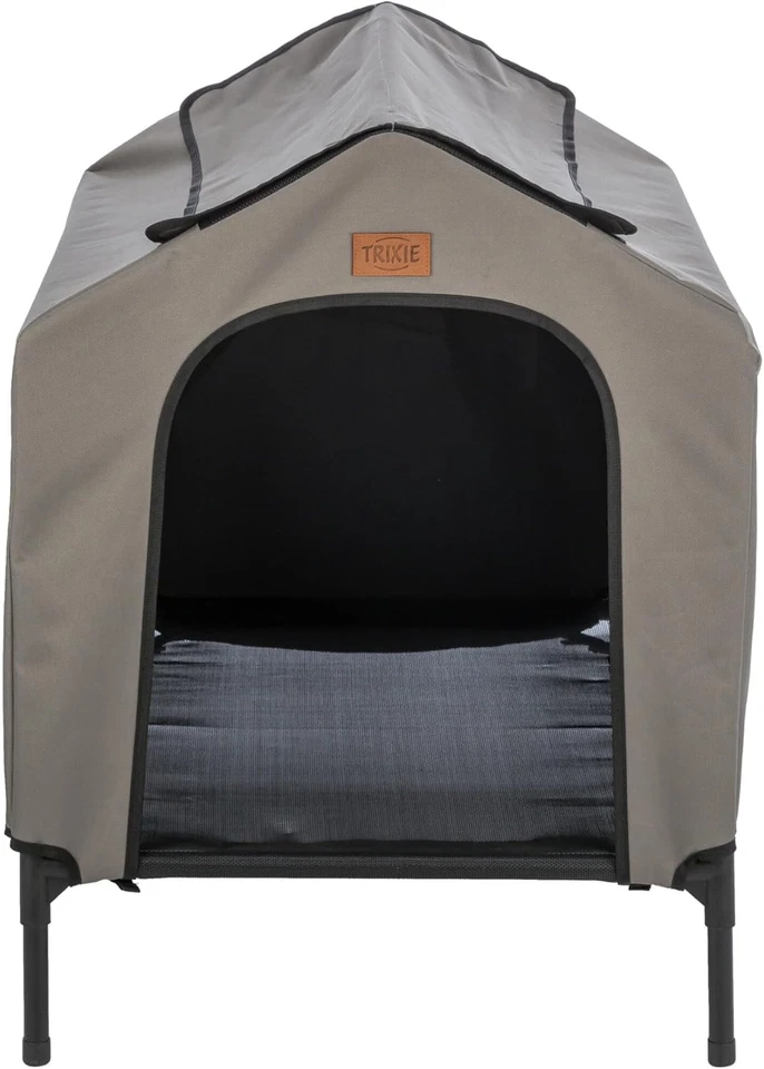 2-In-1 Dog House and Bed - Elevated Indoor/Outdoor Tent with Removable Cover - W - Image 1 of 4