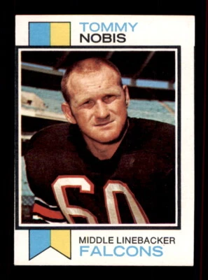 1973 Topps #385 Tommy Nobis - Crease Free - Image 1 of 2