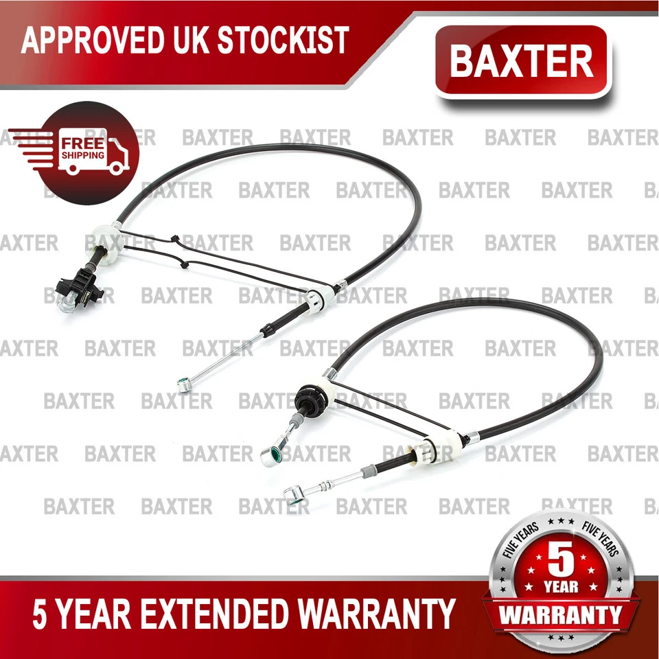 Par de cables de cambio de marchas de transmisión manual Baxter para Alfa Romeo MiTo 2008-2013 Foto 1 de 1