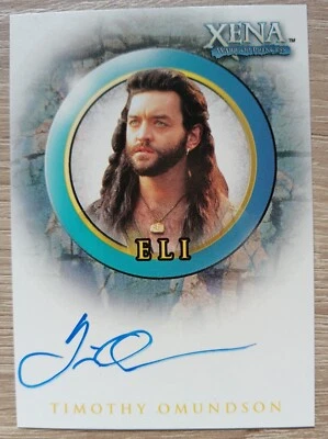 XENA SEASONS 4 & 5 - Timothy Omundson as Eli A6 Autograph - Image 1 of 3