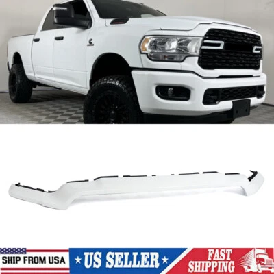 Bright White Front Upper Grille Molding Trim For 2019 2020-2024 Ram 2500 3500 US - Image 1 of 4