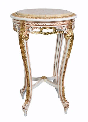Bedside table Baroque side table flower table sofa table tea table console table - Image 1 of 4