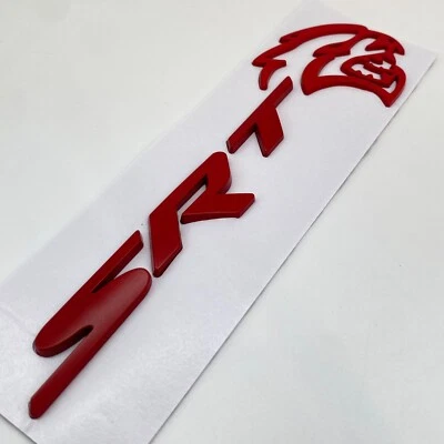 Calcomanía metálica 3D universal emblema cola maletero trasero emblema Hellcat rojo Foto 1 de 4