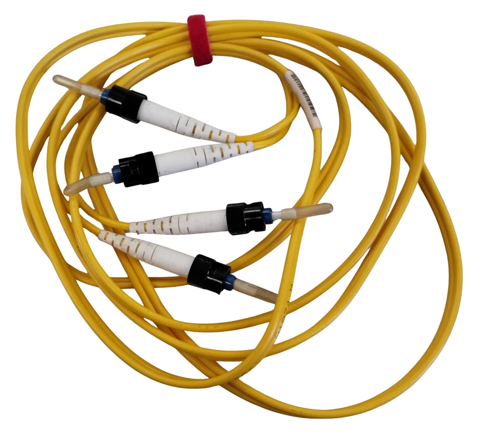 Fiber Optic ST to ST Duplex Patch Cable 6.5 Foot 2 Meter 1651802-00005-002M - Image 1 of 1