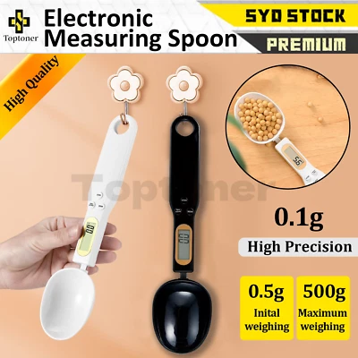 Rechargeable Measuring Spoon Digital LCD Kitchen Tool Spice Weight Food Scale - image 1 of 4
