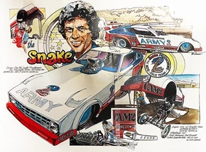 VRHTF SEHR COOLES "DON "DIE SCHLANGE" PRUDHOMME ARMEE LUSTIGES AUTO POSTER" 22" X 36" - Bild 1 von 8