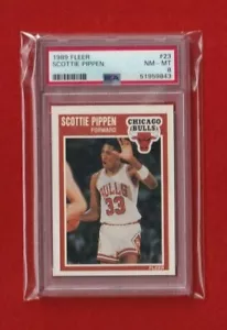 1989 Fleer Scottie Pippen Chicago Bulls #23 PSA 8 - Bild 1 von 2