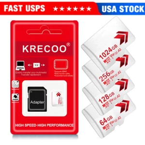 Micro SD Card 256GB Memory Card for Camera/Drone/Dash Cam/GOPRO/Tablet/PC/Phone - Picture 1 of 19