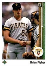 1989 Upper Deck Brian Fisher Pittsburgh Pirates #69