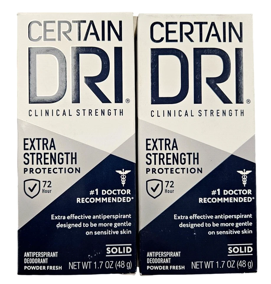 Certain Dri SOLID Antiperspirant Extra Strength 1.7oz ( 2 pack ) - Image 1 of 1