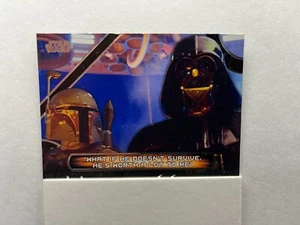 Star Wars Galactic Files 2018 ~ MEMORABLE QUOTES Insert MQ-2 Boba Fett Z7 - Picture 1 of 1