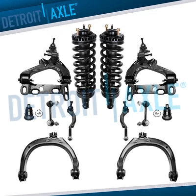 12pc Complete Strut Assembly Control Arm for Chevy Trailblazer GMC Envoy Rainier - Image 1 of 4