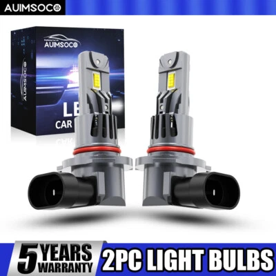 For Toyota Camry 1992-1996 2000-2018 2x 9005 6000K LED Headlight Bulbs High Beam - Imagen 1 de 4