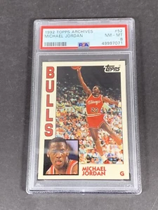 Michael Jordan, 1992 Topps Archives #52, PSA 8 NM-MT - Picture 1 of 2