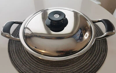 AMC Pfanne, 24 cm  Tief 3cm 1,4 Liter Induktion mit Deckel - Bild 1 von 4