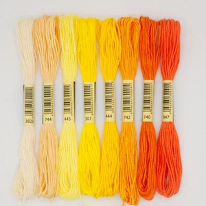 Handmade Thread Kit Knitting Thread Cross Stitch Thread Sewing Thread 7.5m DIY - Picture 1 of 21