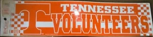 Tennessee Volunteer Checkered Design Bumper Sticker [A1-3-3-1] - Picture 1 of 1
