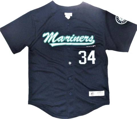 MLB Genuine Merchandise Boys Seattle Mariners Jersey Shirt Baseball  L 12/14 NWT Cover
