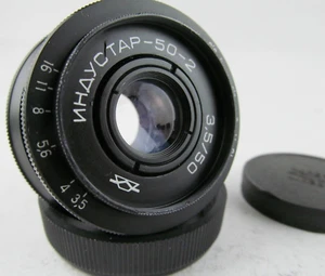 2 covers Industar 50-2 KMZ 50mm f3,5 Soviet portrait Lens DSLR M42 Mount CLA - Picture 1 of 7