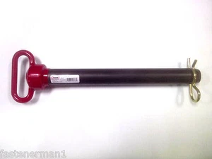 (1) 1-1/2"x13" Hitch Pin Heavy Duty Double HH H1500-13 Red Handle MADE IN USA - Picture 1 of 1