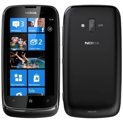 MICROSOFT LUMIA 610 WINDOWS 3G MOBILE PHONE-UNLOCKED WITH NEW CHARGAR & WARRANTY - Image 1 of 2