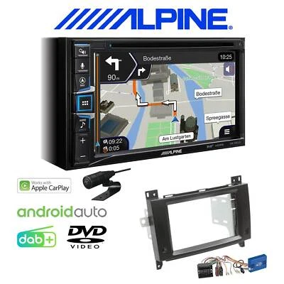 Alpine Autoradio Apple CarPlay für Mercedes Benz Vito Viano 06-14 Canbus Quad - Bild 1 von 4
