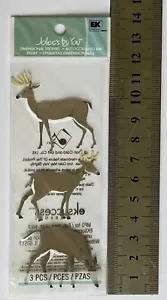 Deer ~ Jolee's Boutique ~ 3D dimensional sticker ~ 3 Pieces - Picture 1 of 2