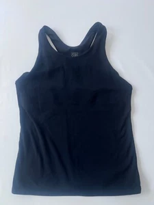 Athleta Girl Long Distance Bra Tank Top Girls Large (12) Black Athletic Dance - Picture 1 of 9