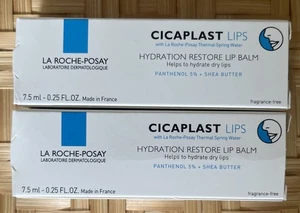 Pack de 2 bálsamos labiales barrera La Roche Posay Cicaplast Levres 7,5 ml EXP 08/27 y 10/27 - Imagen 1 de 1