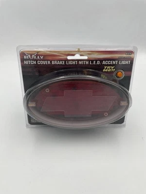 Cubierta de enganche LED ovalada luz de freno logotipo Chevrolet Chevy 2" enganche receptor BULLY E1 Foto 1 de 4