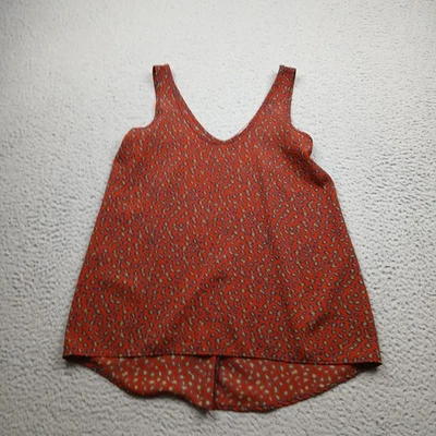 Top soprano para mujer pequeño rojo sin mangas Foto 1 de 4