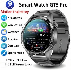 GT5 Pro Smartwatch Uomo 2025 AMOLED GPS NFC Bluetooth. - Zdjęcie 1 z 18