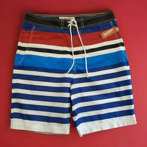 Arizona Jean Co. Men Surf Inspired Shorts Size 32 Red/White/Blue Rp $35 - Picture 1 of 8