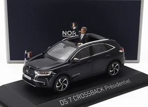 DS 7 Crossback Présidentiel 2017 E. Macron au 1/43 de Norev 170012 - Imagen 1 de 3