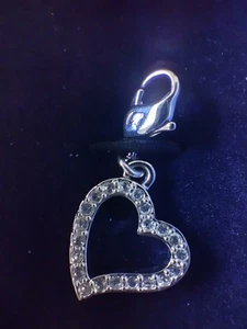 Swarovski Heart Crystal Charm - Picture 1 of 5