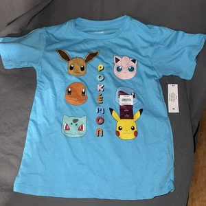 Camiseta Pokemon Niña Pequeña 6 6x NUEVA CON ETIQUETAS 925 - Imagen 1 de 3