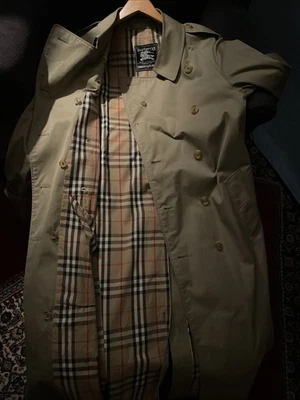 Мужская Burberry винтажный клетку автомобиля пальто размер 42 L - Изображение 1 из 3