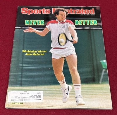 Sports Illustrated Magazine-July 11, 1983-Tennis-John McEnroe-Wimbledon Winner - Image 1 of 3