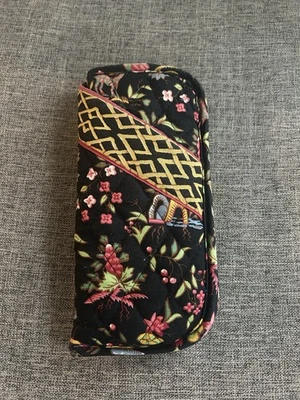 Estuche para gafas Vera Bradley con patrón Ming exterior bolsillo extra acolchado suave Foto 1 de 4