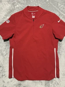 Nike NFL Arizona Cardinals Equipo Edición Sobre el Campo Tejido SS Entrenador Chaqueta Para Hombres M - Imagen 1 de 5