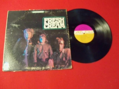 CREAM 60'S DEBUT LP "FRESH CREAM" ON CLASSIC BLUES PSYCH ROCK VINTAGE VINYL! - Image 1 of 4