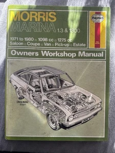 Morris Marina 1.3 & 1300 1971 to 1980 Haynes hardback Workshop Manual - Picture 1 of 4