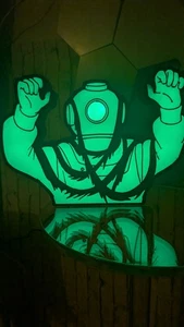 Scooby-Doo Captain Cutler Room Light 3D Printed LED RGB - Picture 1 of 3