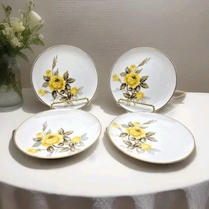 VTG Sango Cotillion Yellow Rose Bread & Butter Plates 6" Excellent PICK QTY - Picture 1 of 6