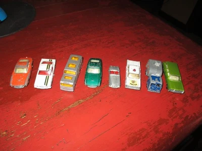 Lote 8 Coches Serie Matchbox De Colección Lesney Hechos en Inglaterra Mustang Ferrari Coach Foto 1 de 4