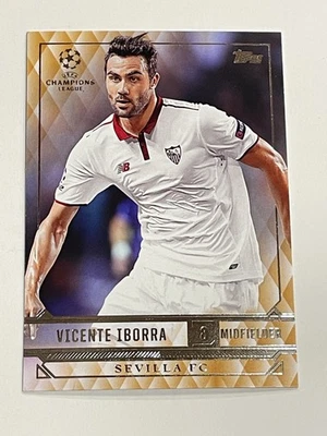 2017 Topps Champions League Showcase Soccer Orange - Vicente Iborra - Sevilla - Image 1 of 2
