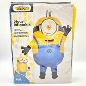 [01707900] Geist Halloween Kinder Stuart aufblasbares Kostüm - Minions Größen variieren - Bild 1 von 14