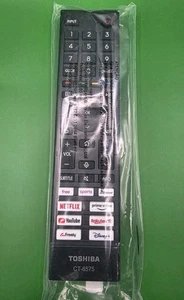 Mando a distancia por voz Toshiba CT-8575 Vidaa Toshiba 55UV2F53DB 65UV2F53DB NUEVO *M4 C - Imagen 1 de 2
