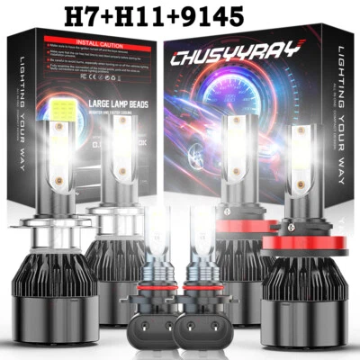 PARA HYUNDAI VERACRUZ 2007-2011 6x faros LED altos / bajos + bombillas antiniebla Foto 1 de 4