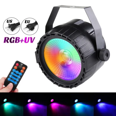 30W LED COB RGB Stage Light RGB+UV Lighting Remote DJ Bar Disco KTV Party Lamp - Image 1 of 4
